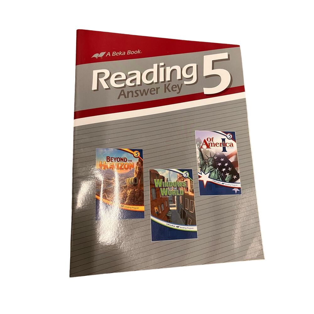 Abeka 5th Grade Reading 5 Answer Key Homeschool Teachers Curriculum (2015) PB